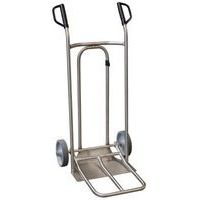 Stahlkarre 250 kg - Gummiräder - feste und klappbare Schaufel