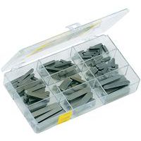 Kassette mit flachen Einlagekeilen, sortiert - 90 Teile