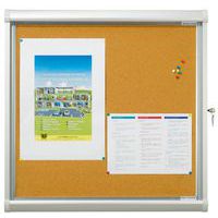 Außenvitrine Leader - Korkrückwand - Plexiglastür - Vanerum