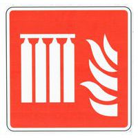 Schild Fest eingeb. Feuerlöschmittel-Batterie, Aluminium - Manutan Expert