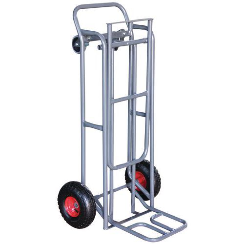 Sackkarre mit Kombiwagen 250 kg – 2 Positionen - Manutan Expert Sackkarre mit Kombiwagen 250 kg – 2 Positionen - Manutan Expert