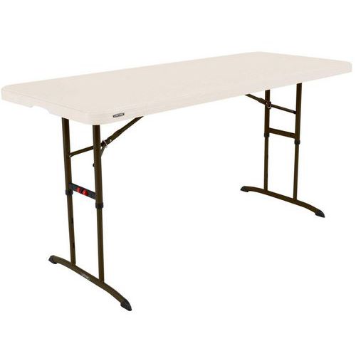 Klapptisch LIFETIME, 183 x 76 cm, höhenverstellbar Klapptisch LIFETIME, 183 x 76 cm, höhenverstellbar